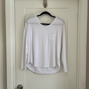 PARAPHRASE White Modal long sleeve Tshirt